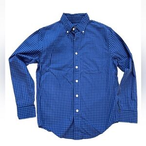 Abercrombie & Fitch Shirt Men's XS  Purse and Dark Blue Plaid Button Up Muscle